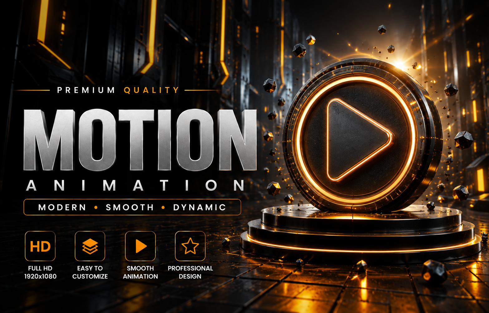Modern 3D Motion Video Templates