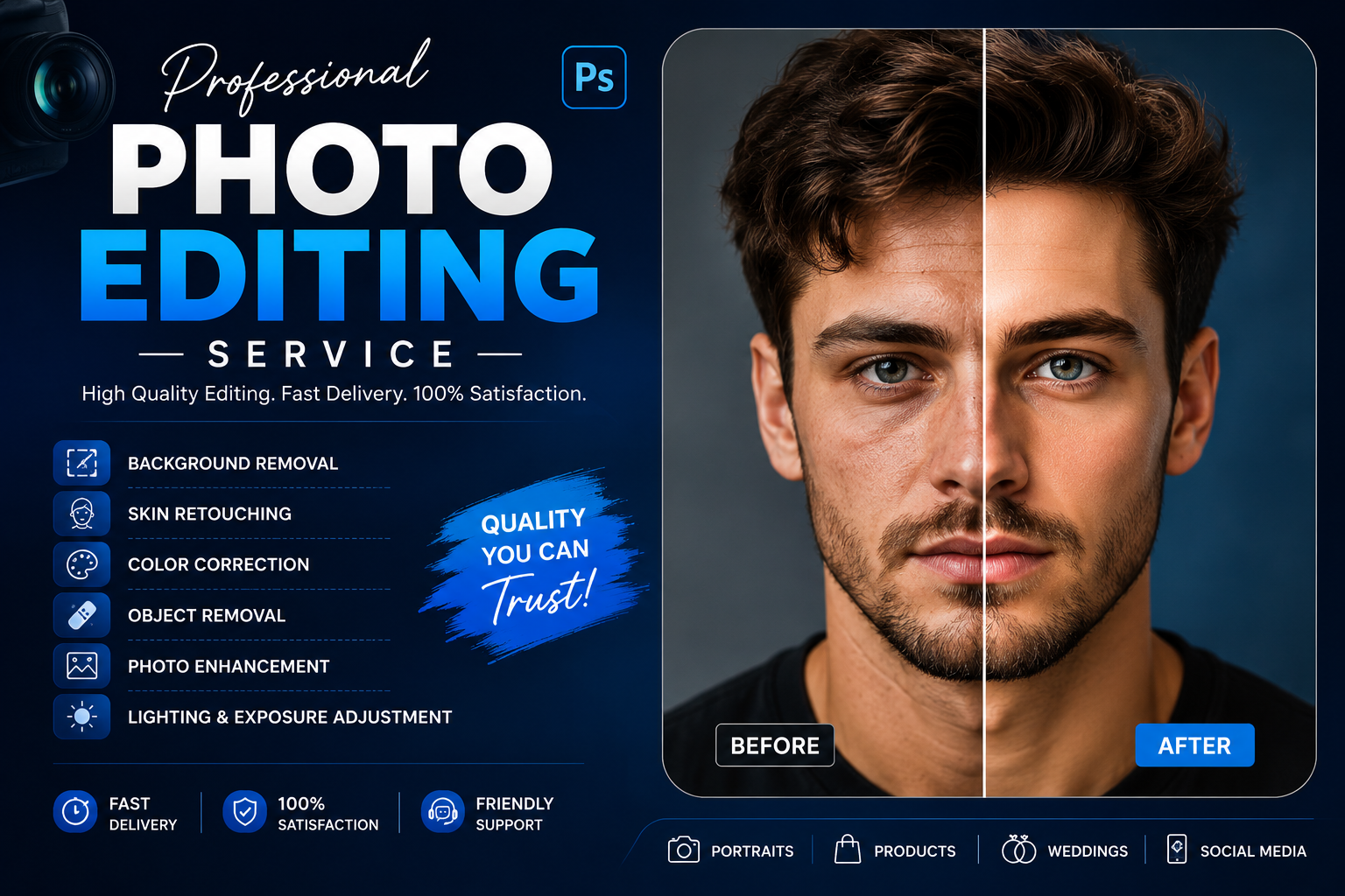 Professional Photo Editing & Retouching Service
