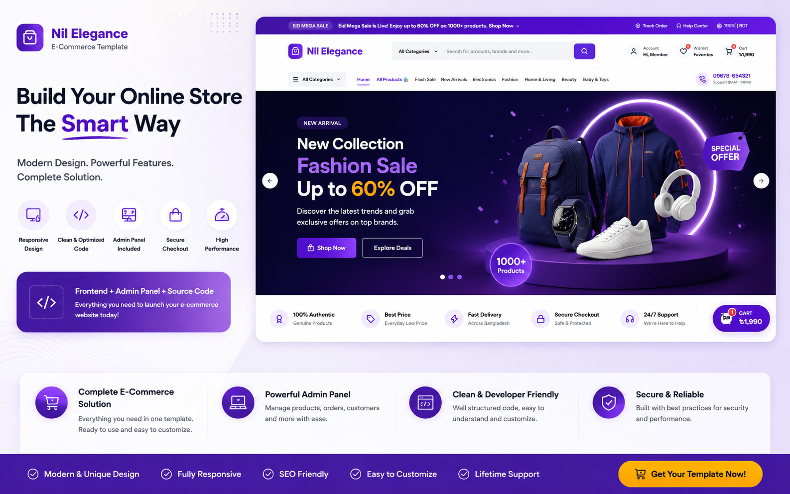 Modern E-Commerce Solution for Your Online Business