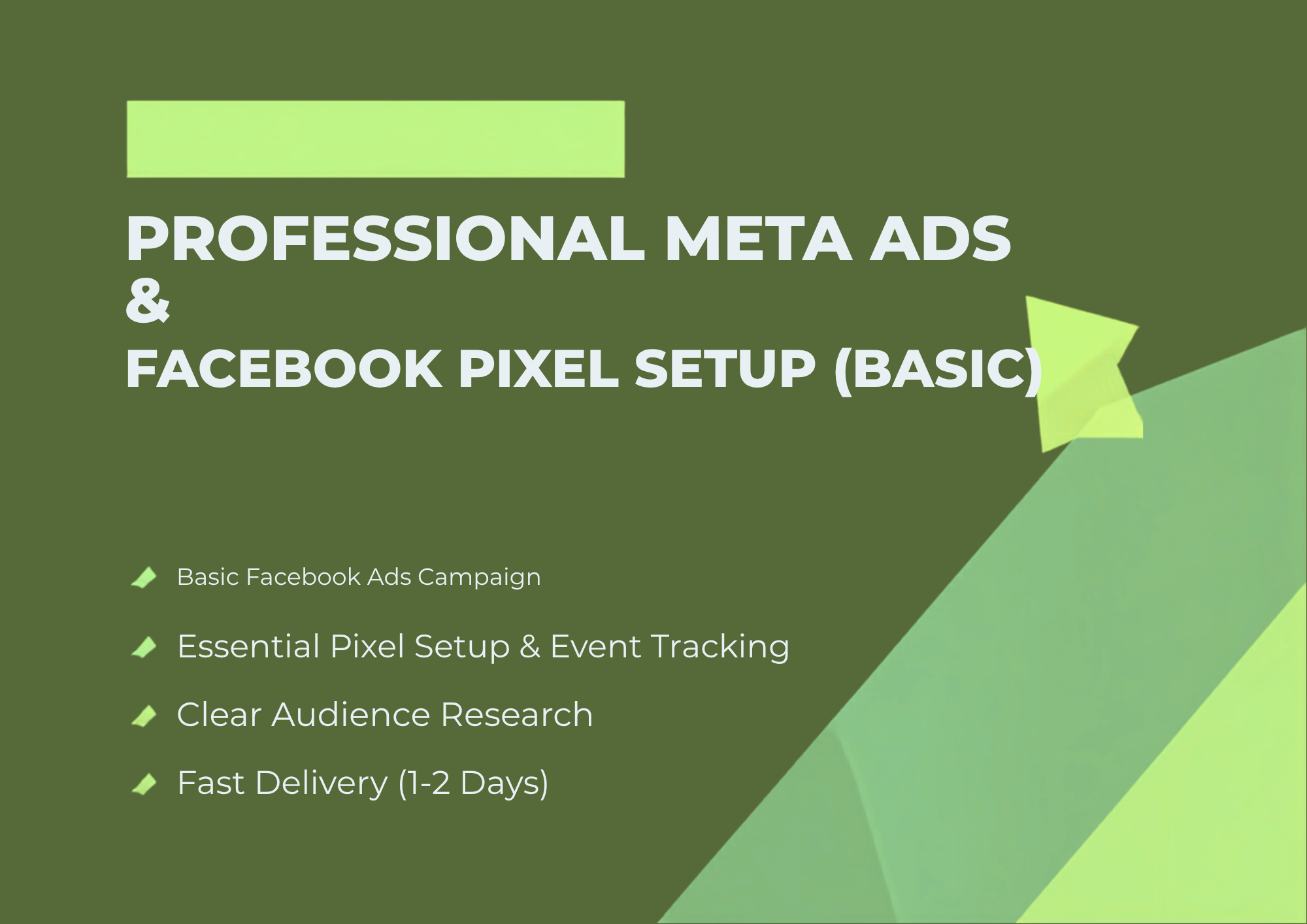 Meta Ads & Facebook Pixel Setup
