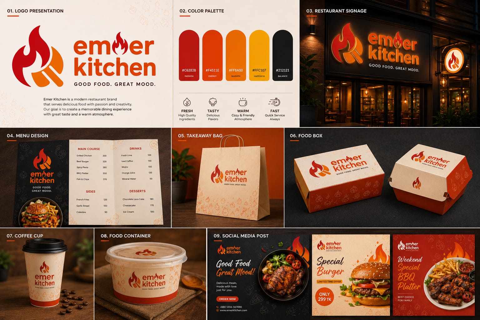 Bakery & Restaurant Branding Identity