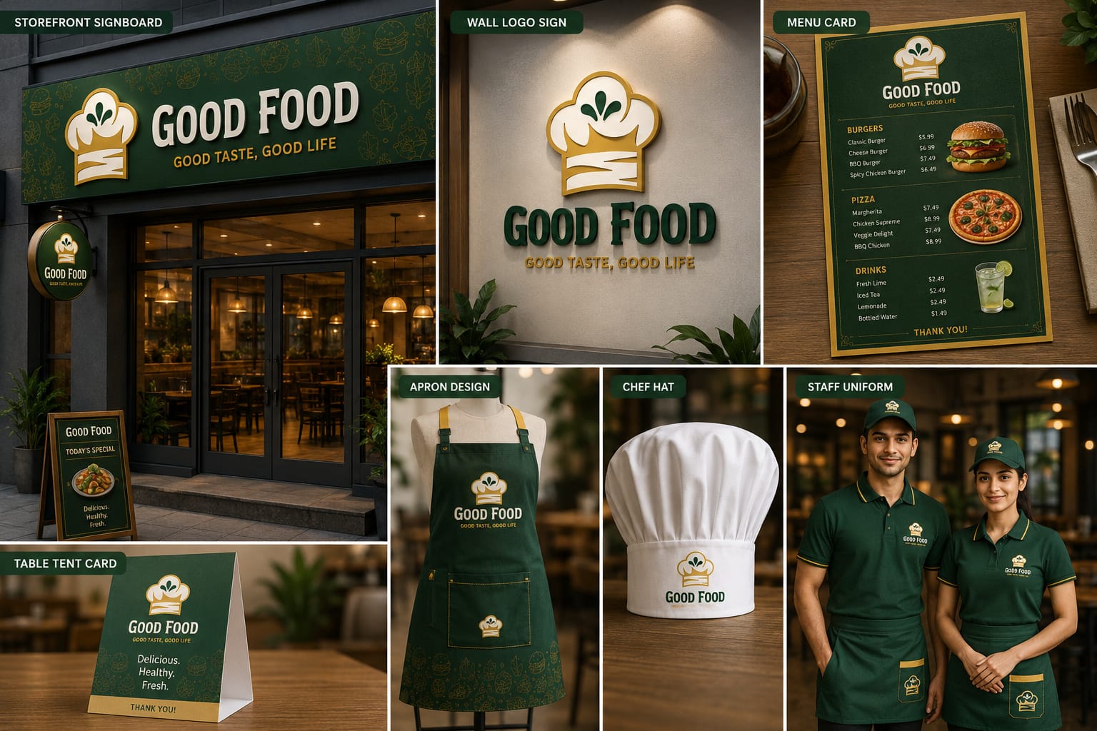 Bakery & Restaurant Branding Identity