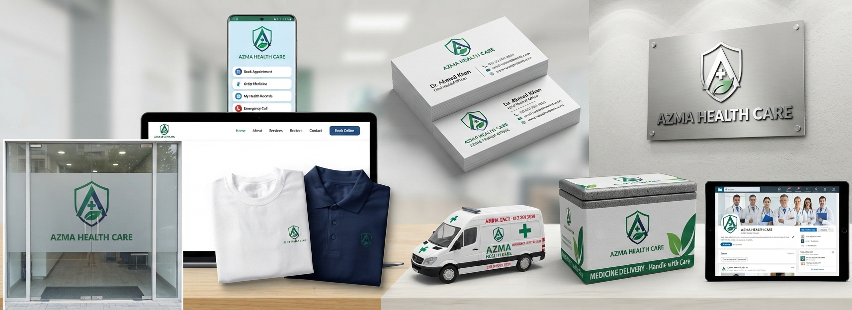 Azma healthcare logo