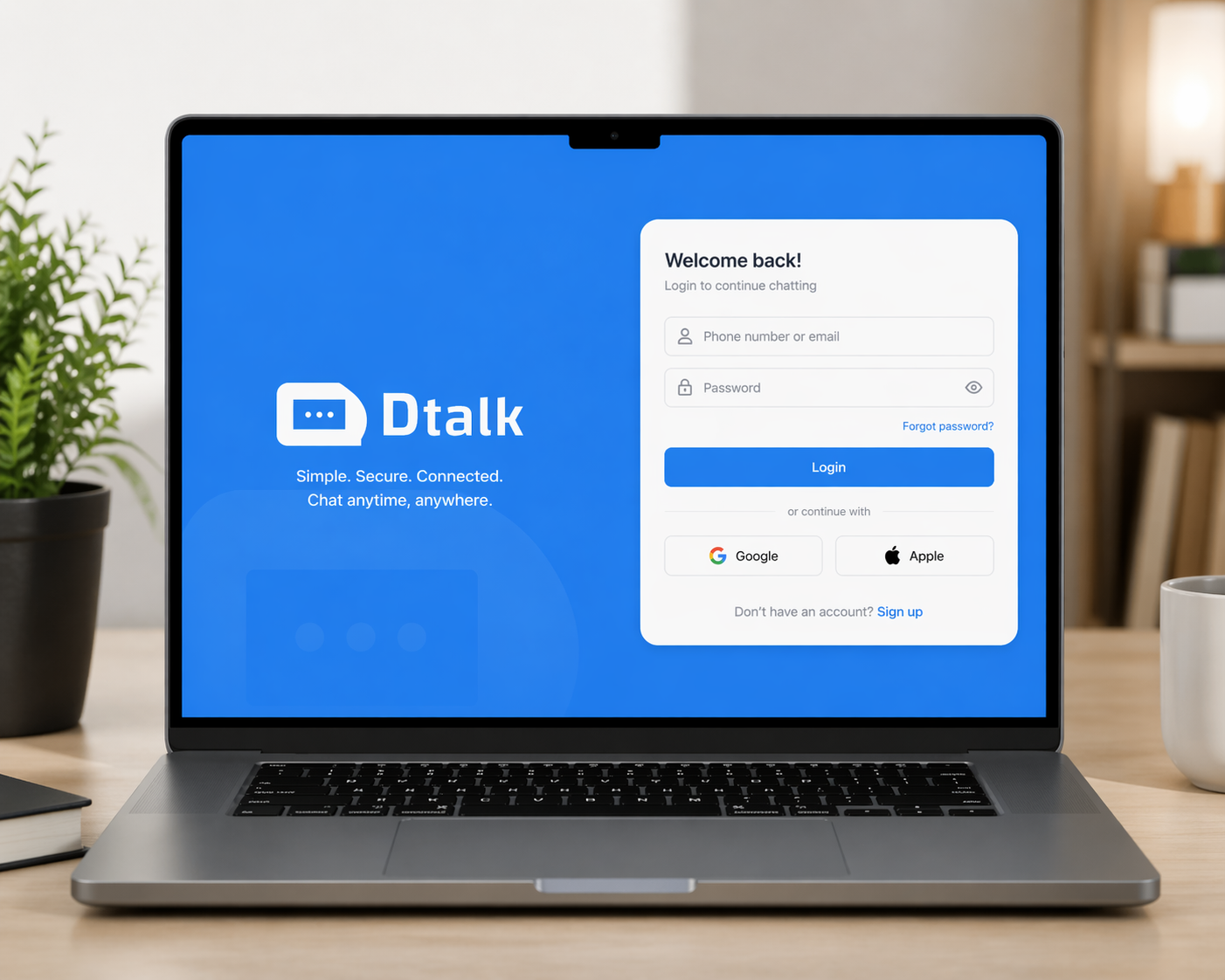 Dtalk – Modern Chat & Messaging Logo Template