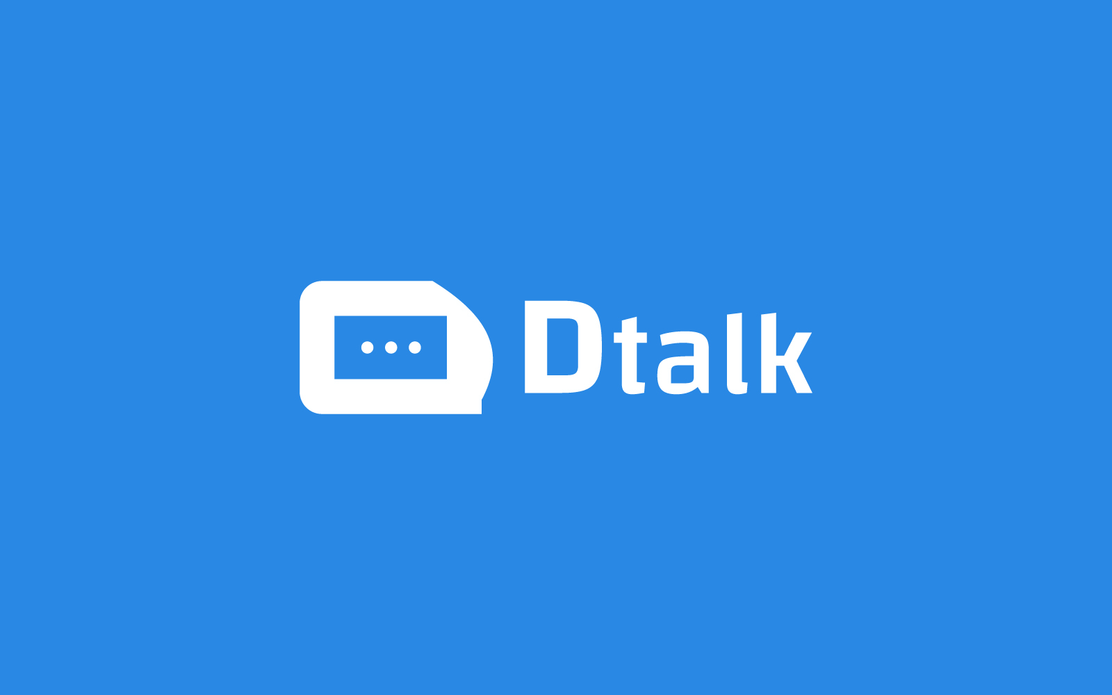 Dtalk – Modern Chat & Messaging Logo Template