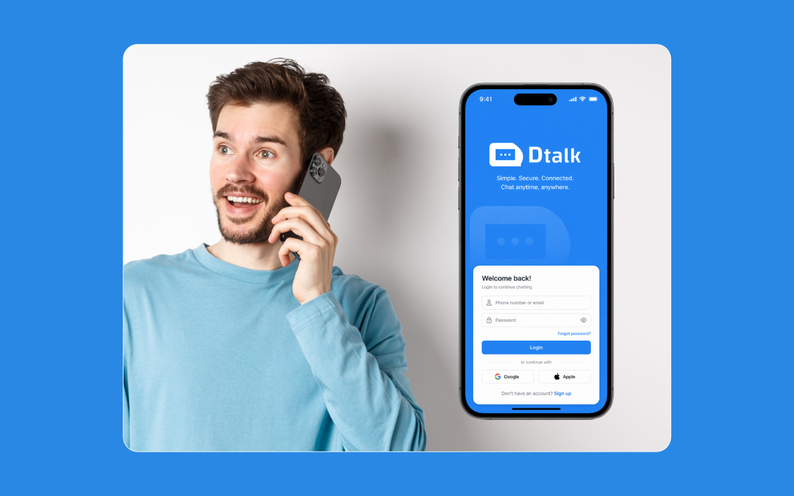 Dtalk – Modern Chat & Messaging Logo Template