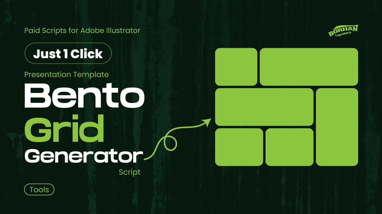 Bento Grid Generator for Adobe Illustrator Script