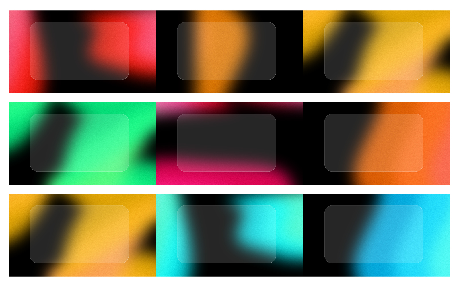 40 Premium Glassmorphism Gradient Background Collection Bundle