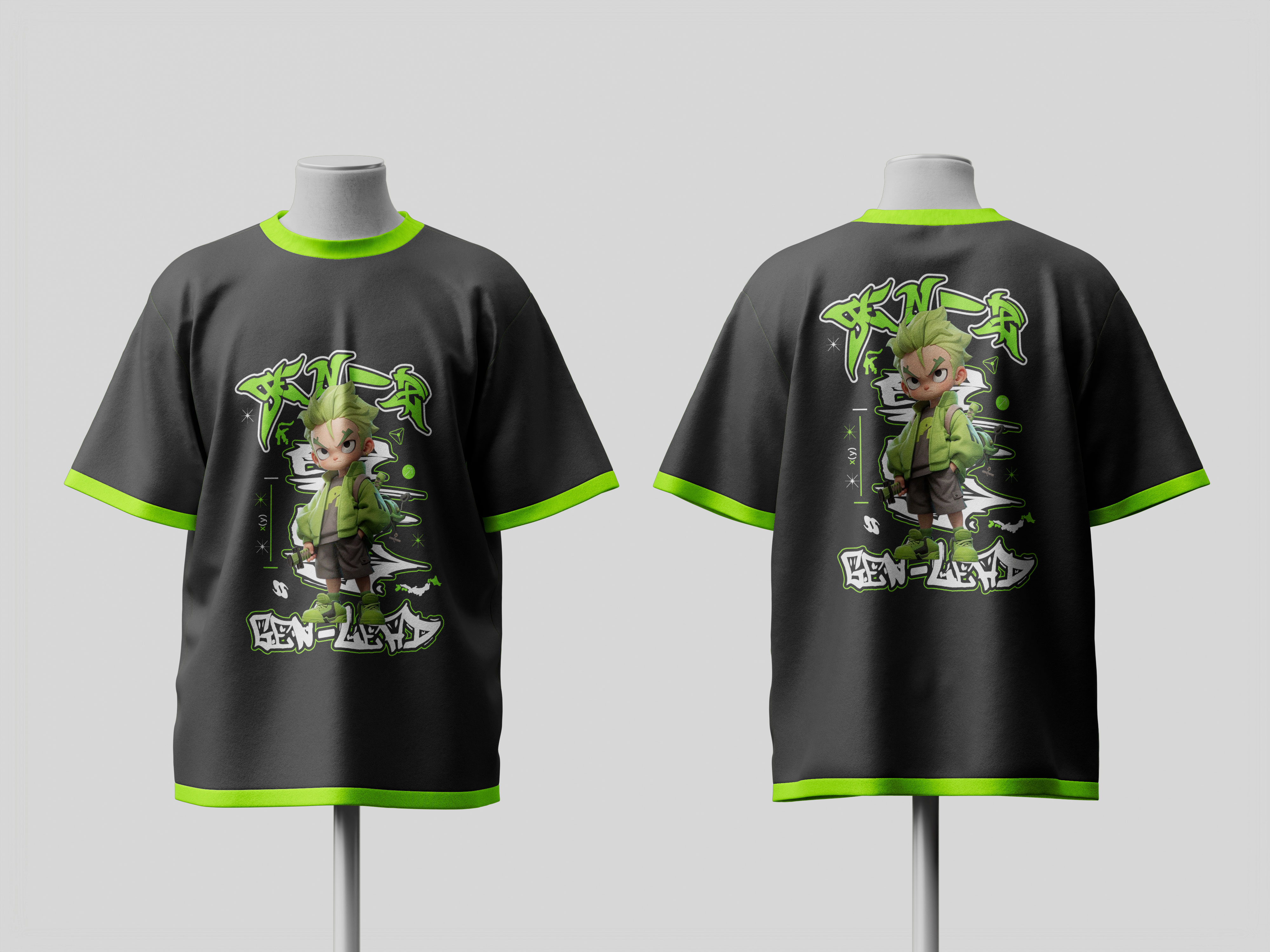 PREMIUM GEN Z STREETWEAR T-SHIRT DESIGN