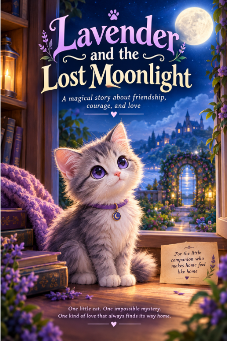 Lavender and the Lost Moonlight – A Magical Fantasy Story eBook | Friendship, Courage & Love