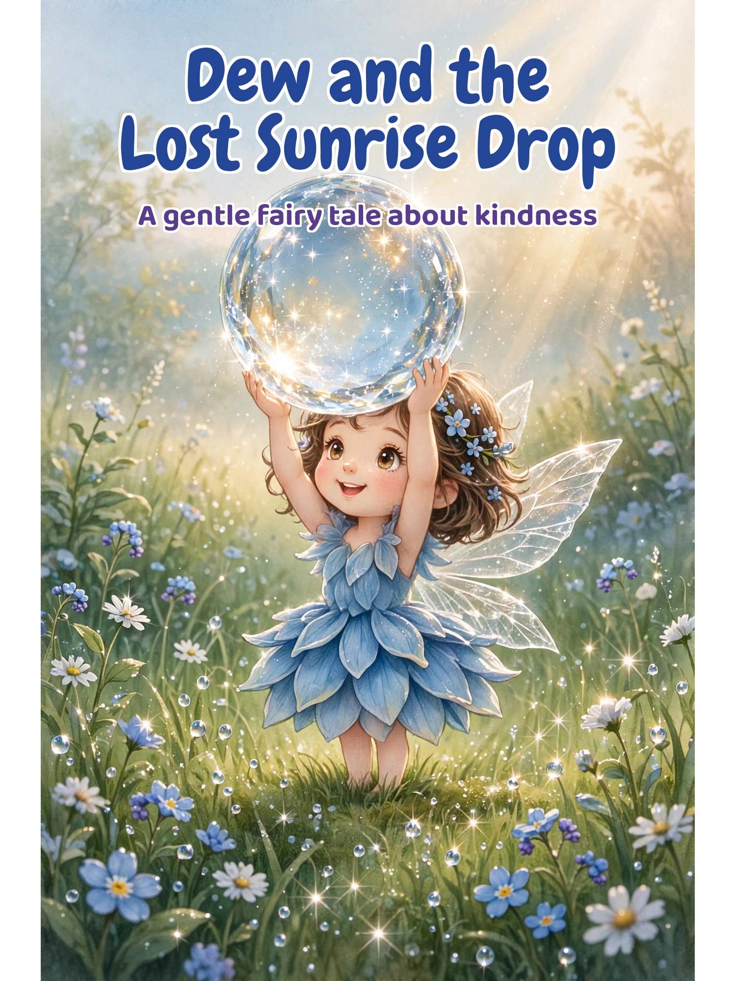 Dew and the Lost Sunrise Drop — A Gentle Fairy Tale Ebook for Kids Ages 3–7 (Cute Illustrated Storybook)