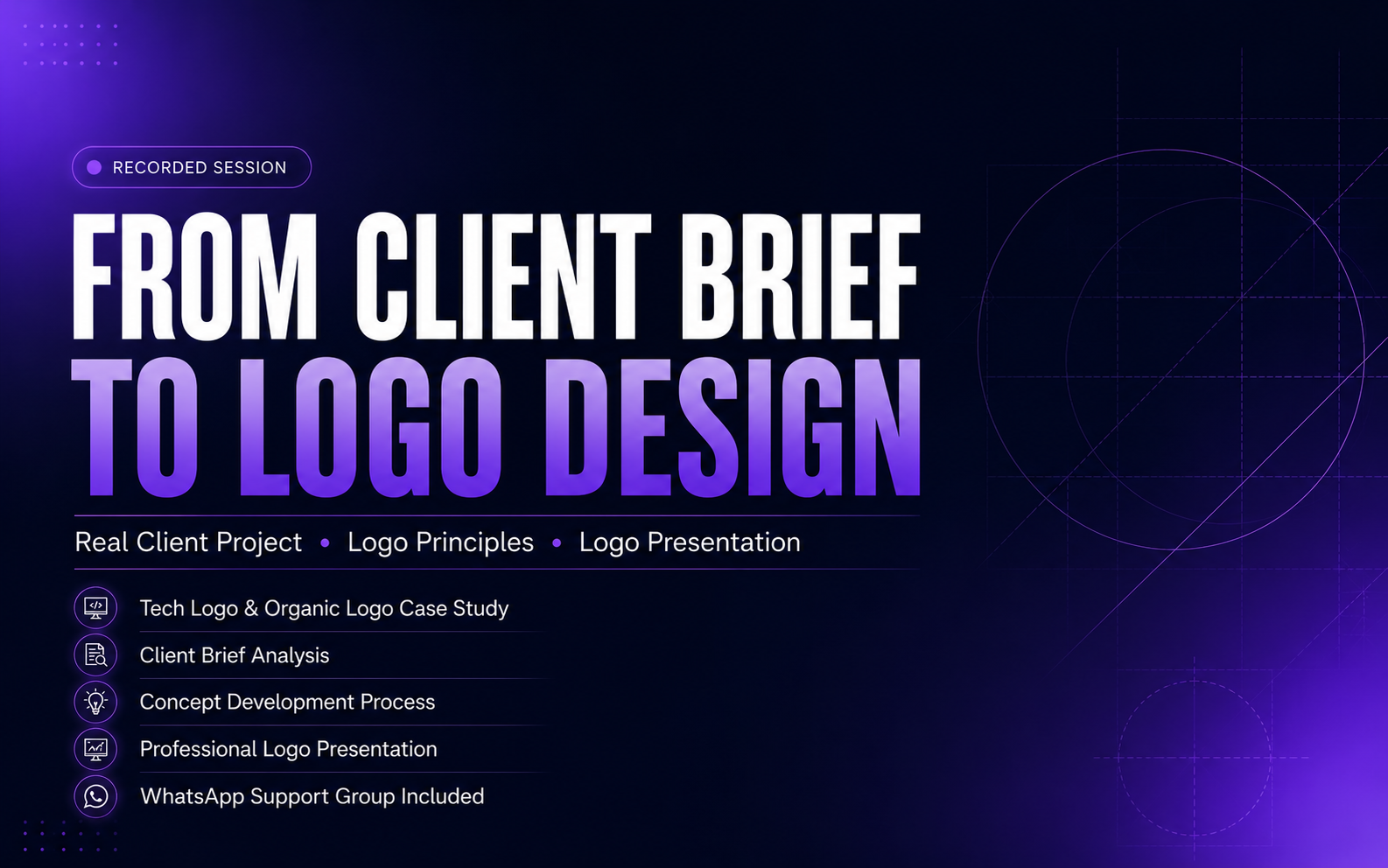 From Client Brief to Logo Design | Real Client Project, Logo Principles & Presentation