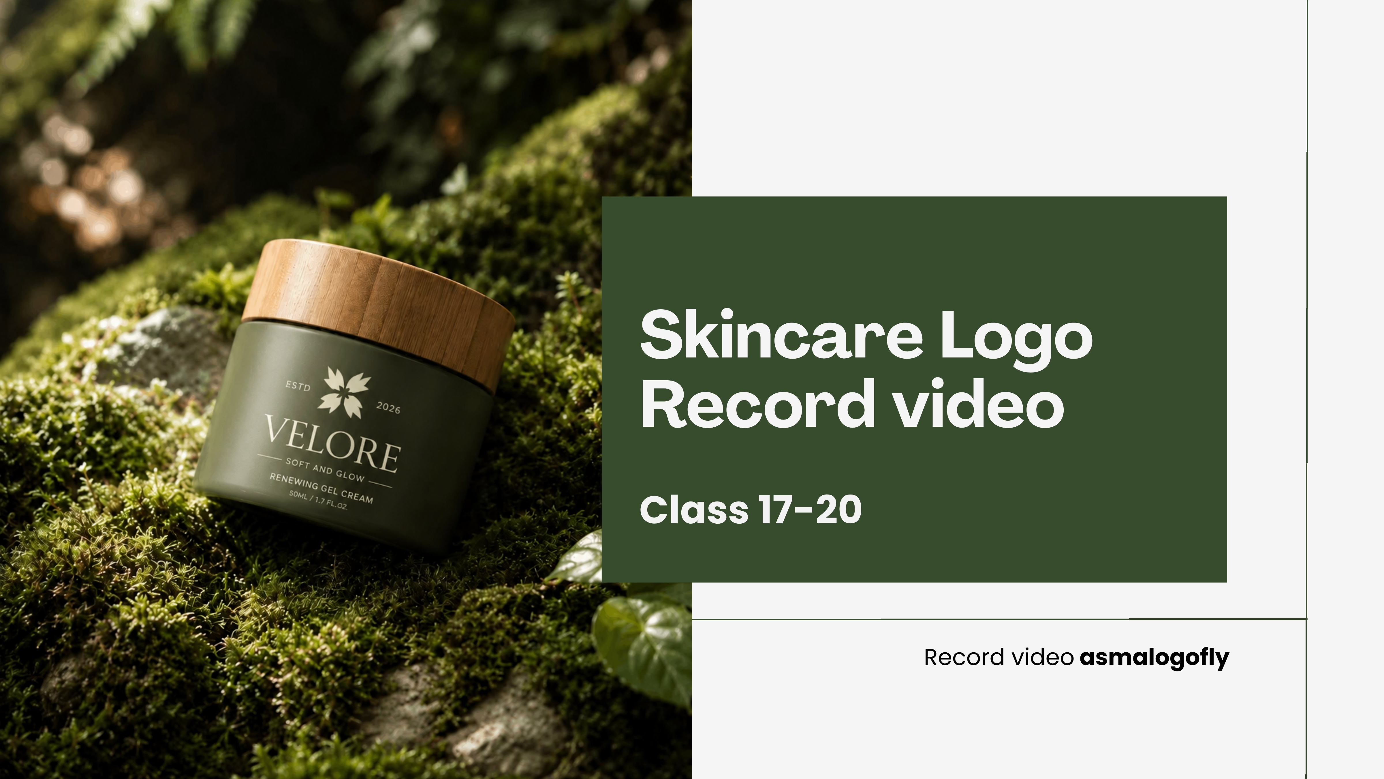 Velore Skincare Brand — From Brief to Final Logo Design | Manual Idea & Keyword Research (Record video class 17-20 )