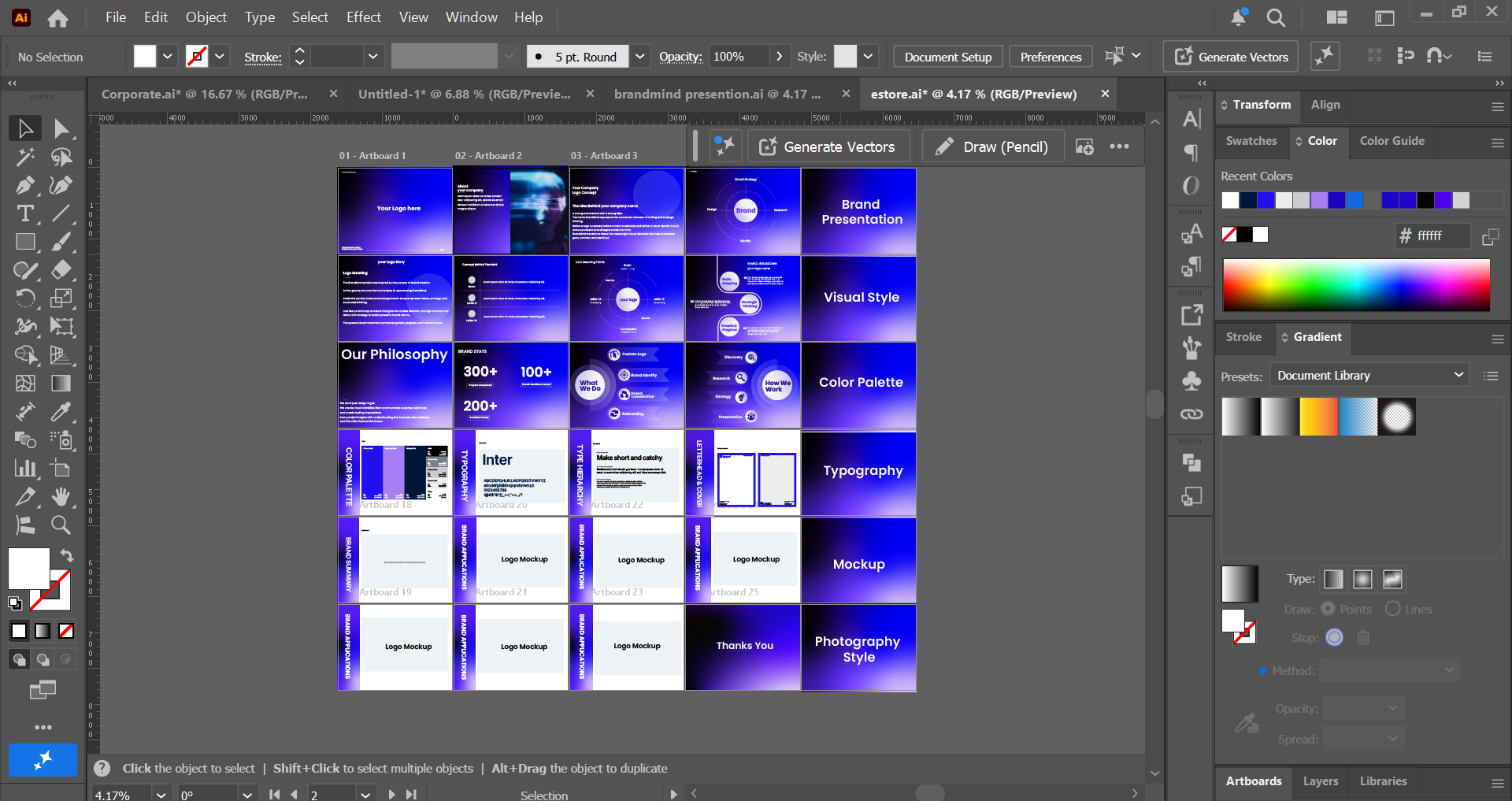 Premium Brand Guidelines & Identity Presentation Template | 30 Pages
