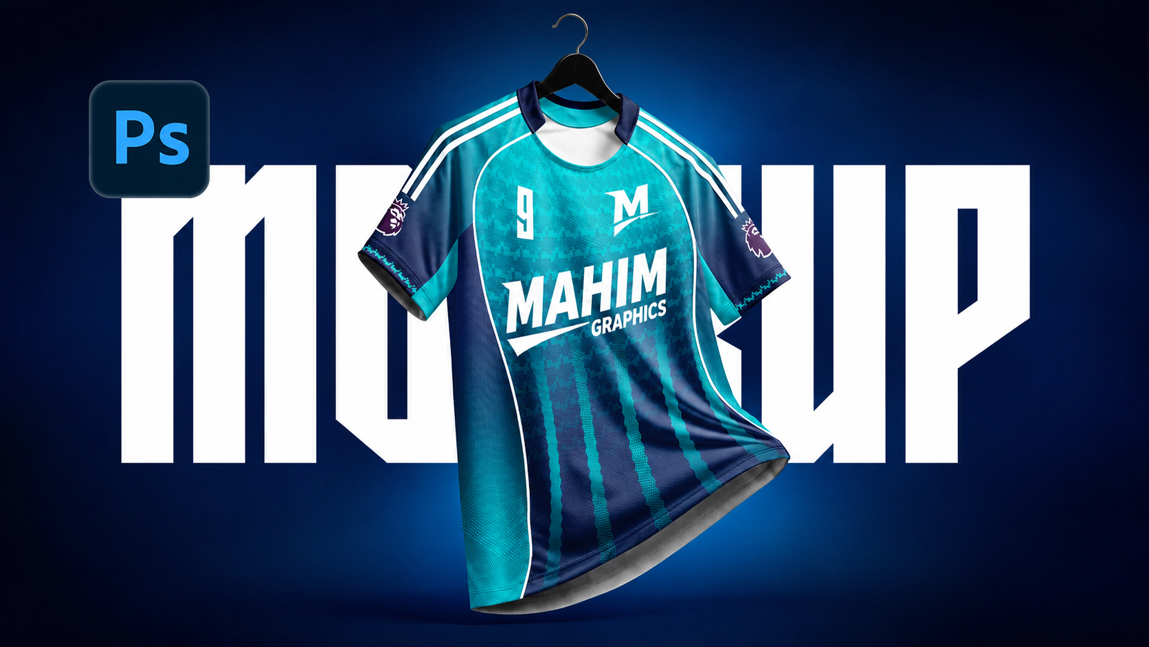 Smart Sports Jersey Mockup – Fully Customizable Photoshop PSD