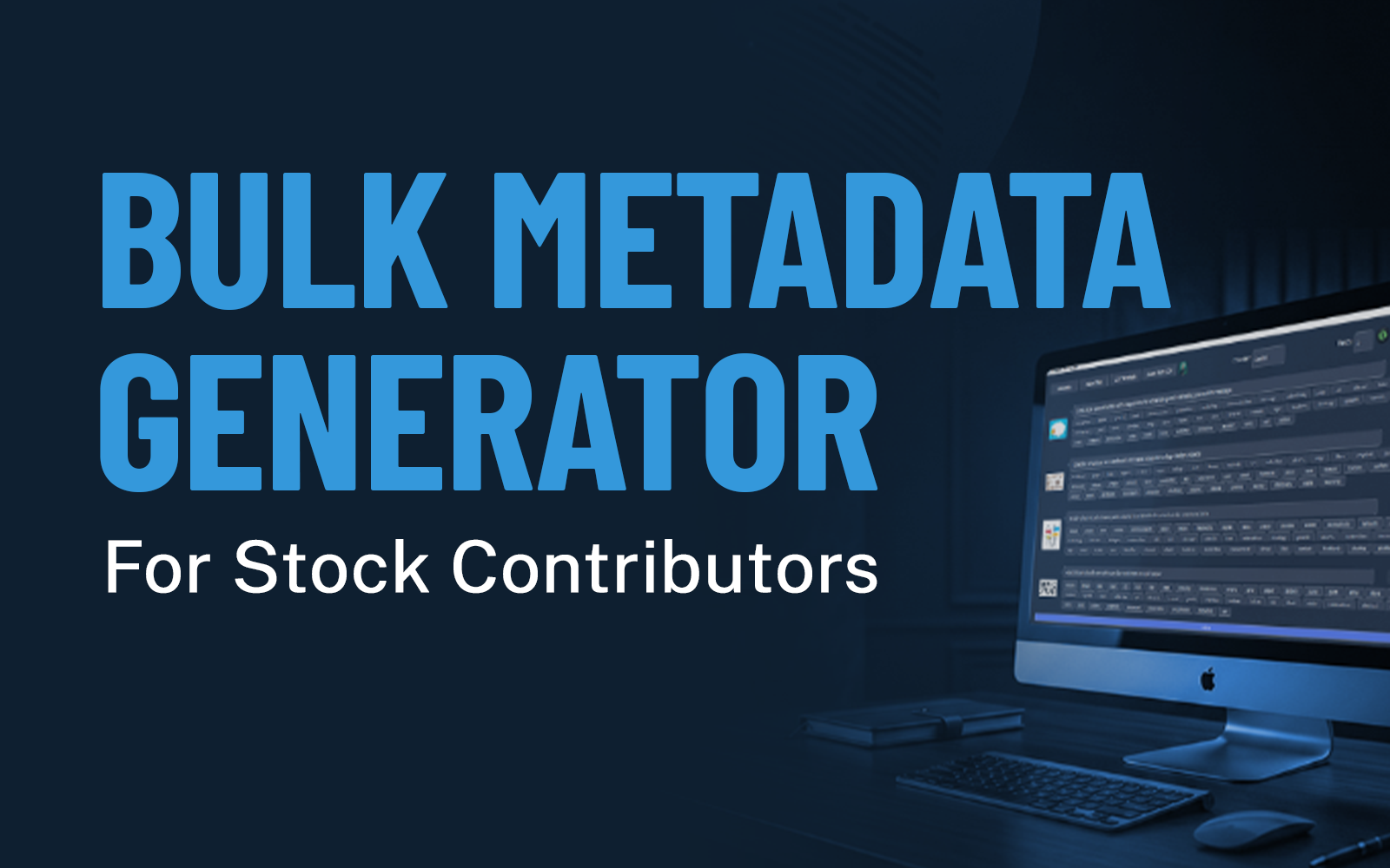MetaGen Pro Genesis – AI Metadata & Prompt Workflow for Stock Contributors