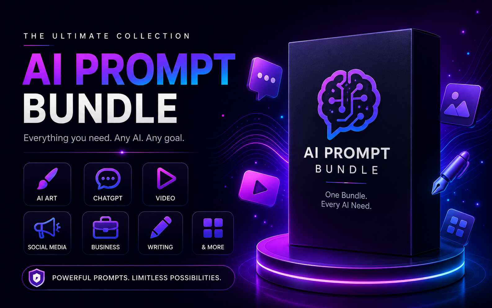 50K+ AI Mega Prompt Bundle